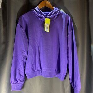 All in Motion Girls Cozy Hoodie XXL (16/18) Purple Long Sleeve Pullover